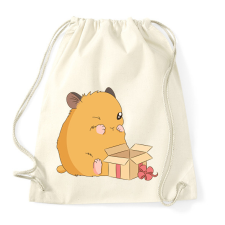 PRINTFASHION Hörcsög ajándékkal - Sportzsák, Tornazsák - Natúr tornazsák