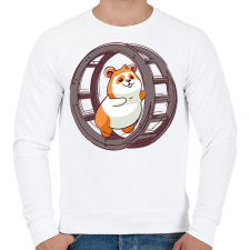 PRINTFASHION Hörcsög - Férfi pulóver - Fehér férfi pulóver, kardigán