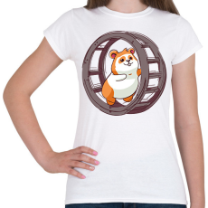 PRINTFASHION Hörcsög - Női póló - Fehér