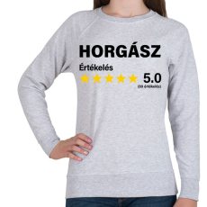 PRINTFASHION Horgász Értékelés ***** 5.0 (69 értékelés) - Női pulóver - Sport szürke