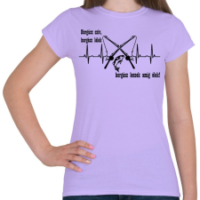 PRINTFASHION Horgász lélek - Női póló - Viola női póló