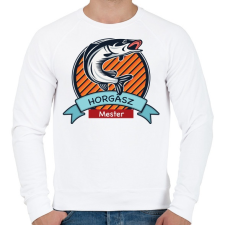 PRINTFASHION Horgász póló - Férfi pulóver - Fehér férfi pulóver, kardigán