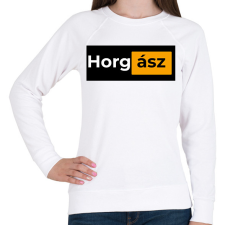 PRINTFASHION Horgász pornhub - Női pulóver - Fehér női pulóver, kardigán