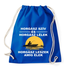 PRINTFASHION Horgász szív - Sportzsák, Tornazsák - Bright royal tornazsák