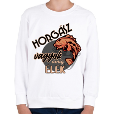 PRINTFASHION horgász vagyok - Gyerek pulóver - Fehér gyerek pulóver, kardigán