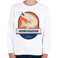 PRINTFASHION Horgászok ásza - Gyerek pulóver - Fehér gyerek pulóver, kardigán