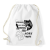 PRINTFASHION Horgászom csak akkor zavarj ha sört hoztál  - Sportzsák, Tornazsák - Fehér