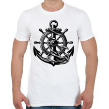 PRINTFASHION horgony - Férfi póló - Fehér férfi póló