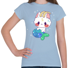 PRINTFASHION Horoszkóp-BAK - Női póló - Világoskék