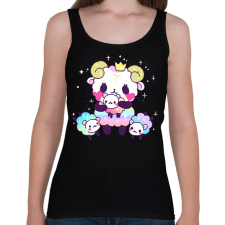 PRINTFASHION Horoszkóp - KOS - Női atléta - Fekete női trikó