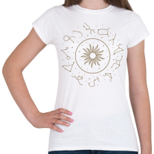 PRINTFASHION Horoszkóp minimal - Női póló - Fehér női póló