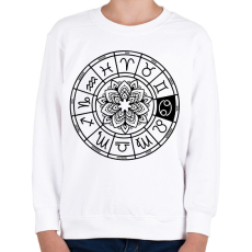 PRINTFASHION horoszkóp rák fekete - Gyerek pulóver - Fehér