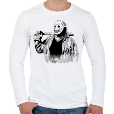 PRINTFASHION Horror cirkusz - Férfi hosszú ujjú póló - Fehér