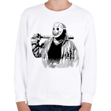 PRINTFASHION Horror cirkusz - Gyerek pulóver - Fehér