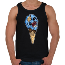 PRINTFASHION Horror fagyi - Férfi atléta - Fekete atléta, trikó
