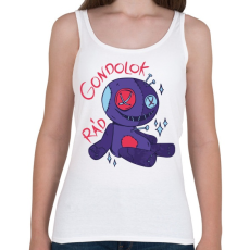 PRINTFASHION Horror figura - gondolok rád 2 - Női atléta - Fehér