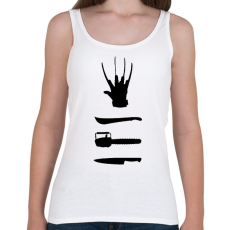 PRINTFASHION Horror - Női atléta - Fehér