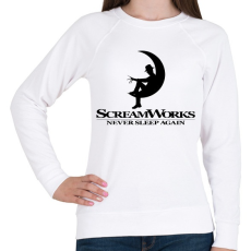 PRINTFASHION Horror- screamworks - halloween - Női pulóver - Fehér