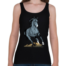PRINTFASHION Horse - Női atléta - Fekete