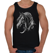 PRINTFASHION horse spirit - Férfi atléta - Fekete atléta, trikó