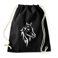 PRINTFASHION Horse - Sportzsák, Tornazsák - Fekete tornazsák
