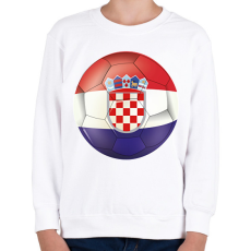 PRINTFASHION Horvát labda - Gyerek pulóver - Fehér