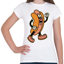 PRINTFASHION Hot dog - Női póló - Fehér női póló