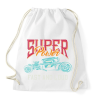 PRINTFASHION Hot rod 01 - Super Power - Sportzsák, Tornazsák - Fehér