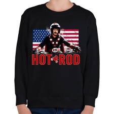PRINTFASHION hot rod - Gyerek pulóver - Fekete gyerek pulóver, kardigán