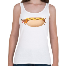 PRINTFASHION Hotdog - Női atléta - Fehér