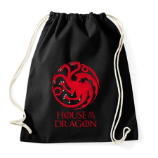 PRINTFASHION house of dragon - Sportzsák, Tornazsák - Fekete tornazsák