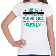 PRINTFASHION HR-es problémák - Női póló - Fehér női póló
