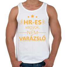 PRINTFASHION HR-es vagyok - Férfi atléta - Fehér