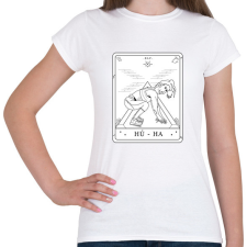 PRINTFASHION Hú Ha - Női póló - Fehér férfi póló