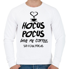 PRINTFASHION hucus pocus - Férfi pulóver - Fehér férfi pulóver, kardigán