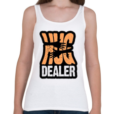 PRINTFASHION Hug Dealer - Női atléta - Fehér női trikó