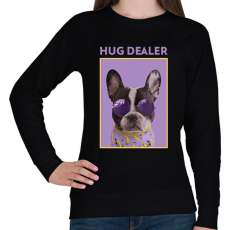 PRINTFASHION HUG DEALER - Női pulóver - Fekete