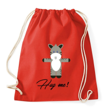 PRINTFASHION Hug me! - Sportzsák, Tornazsák - Piros tornazsák