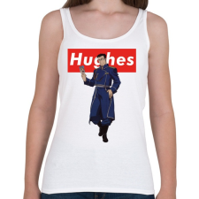 PRINTFASHION Hughes - Női atléta - Fehér női trikó