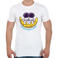 PRINTFASHION Hülyeségekben is együtt - Férfi póló - Fehér