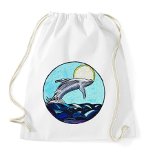 PRINTFASHION humpbackv2 - Sportzsák, Tornazsák - Fehér tornazsák