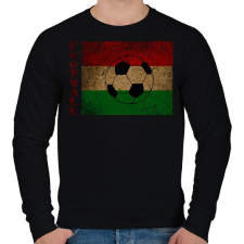 PRINTFASHION hungarian football - Férfi pulóver - Fekete férfi pulóver, kardigán