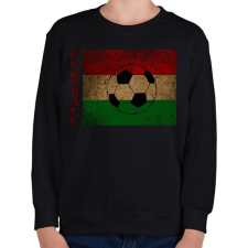 PRINTFASHION hungarian football - Gyerek pulóver - Fekete gyerek pulóver, kardigán