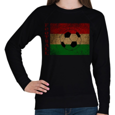 PRINTFASHION hungarian football - Női pulóver - Fekete