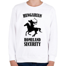 PRINTFASHION Hungarian homeland security - Gyerek pulóver - Fehér gyerek pulóver, kardigán