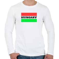 PRINTFASHION HUNGARY - Férfi hosszú ujjú póló - Fehér