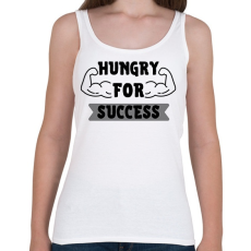 PRINTFASHION Hungry for success - Női atléta - Fehér