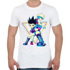 PRINTFASHION Hunter X Hunter - Férfi póló - Fehér férfi póló
