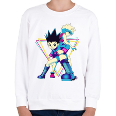 PRINTFASHION Hunter X Hunter - Gyerek pulóver - Fehér