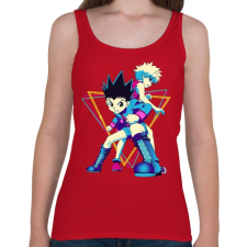 PRINTFASHION Hunter X Hunter - Női atléta - Cseresznyepiros női trikó